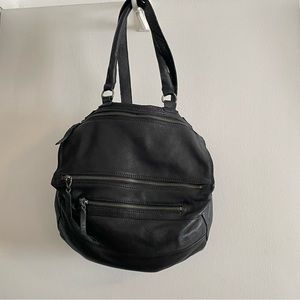 CNP Cut N Paste Los Angeles Bag Crossbody Black Leather Shoulder Satchel Zip